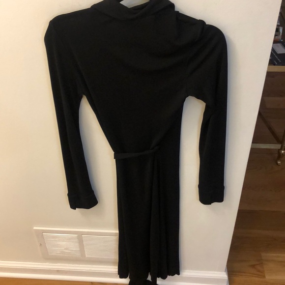 Diane Von Furstenberg Black Wrap Dress - Picture 4 of 4